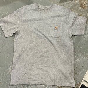 Carhartt grey pocket tee - super clean and soft - too tight on me - fits 21x30